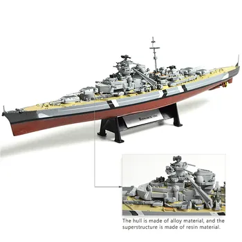 1:1000 Svetovne Vojne Ladje Model Bojna Model Ladje Bismarck USS Missouri HMS Hood Zlitine Končal Handcraft Zbirka