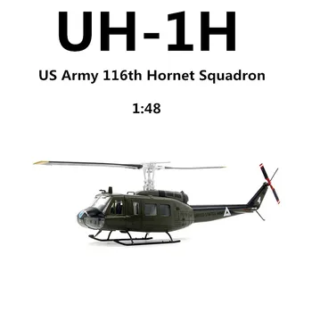 1:48 Obsegu Model AF1 Vojske ZDA UH-1H Huey Splošne Storitve Helikopter Diecast Zlitine Boj proti Zrakoplova, Igrače, Darila, Zbiranje Zaslon