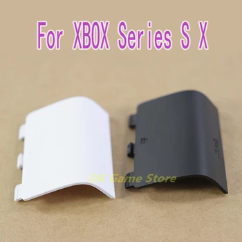 100 kozarcev Zamenjava pokrovčka baterije pokrov vrat z logotipom za xbox serije x-ov krmilnik pokrovček za baterijo velja Za Xbox Serije S X