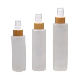 100 ML 120ML 150 ML Frost Stekla Megle Spray Bambusa Črpalka Steklenice Prazne Kozmetični Toner Embalaža Steklenice, 10 Kos
