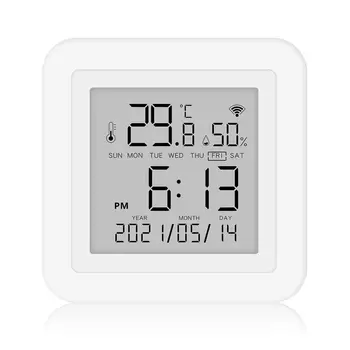 1PCS Temperatura Vlažnost Monitor WIFI Termometer Termometer, Higrometer Vlažnosti, Senzor Za Dom