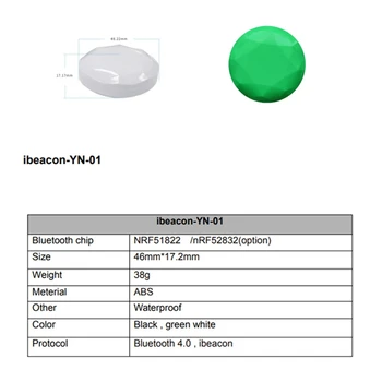 2X NRF51822 Bluetooth Svetilnik Oznako Eddystone Ibeacon Ble Bližine Locator Beacon