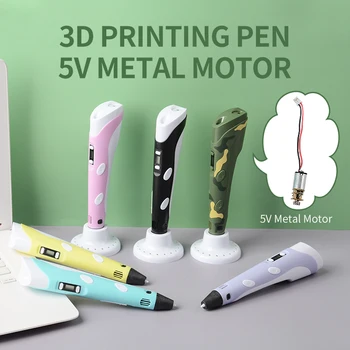 3D Pisala za Otroke Dekleta Božično Darilo za Rojstni dan 3D Risanje, Tiskanje Pero z LCD Zaslona Združljive PLA Žarilno Igrače za Otroke