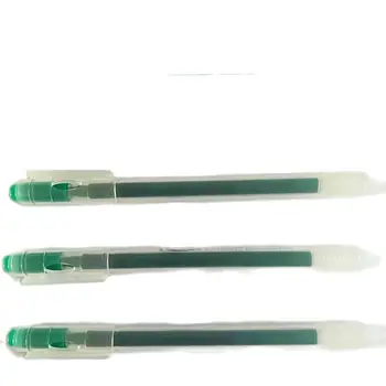 3PCS Zelena Zložljive Izbrisljivi Gel Peresa Stavec Fine Točke na 0,7 mm Izbrane Barve, tiskarske barve in Črnila za Pisanje, Risanje