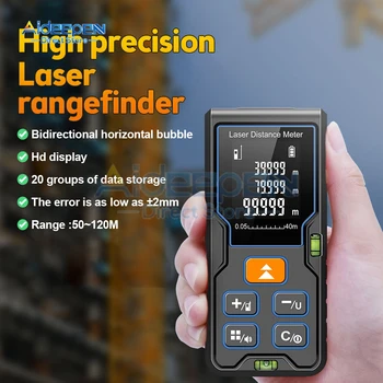 40/60/80/100M Rangefinder Laser Distance Meter Visoko precizne Infrardeči Ročni Merilni Instrument Elektronski Vladar Merjenje