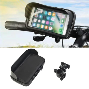 6.5 Palčni Motocikel, ATV Krmilo Imetnik Gori Torba Črna GPS Primeru Nepremočljiva Za Mobilni Telefon Anti Scratch Praktičnimi Dodatki