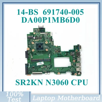 691740-005 Z SR2KN N3060 PROCESOR, 4 GB Mainboard DA00P1MB6D0 Za HP Paviljon 14-BS Prenosni računalnik z Matično ploščo 100% Polno Preizkušen, ki Delajo Dobro