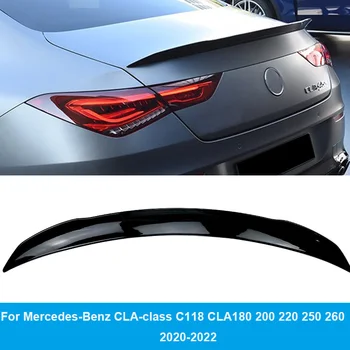 ABS Sijajni Zadaj Prtljažnik Spojler Krila Za Mercedes-Benz CLA-razred C118 2020 2021 2022 Spojler CLA180 200 220 250 260 Rep Krilo
