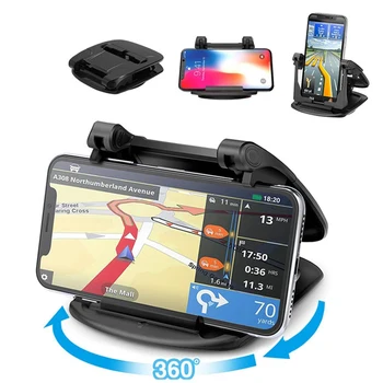Avto armaturne plošče Imetnik Telefona Nosilec 360° Vrtljiv Telefon Nosilec Hub Horizontalno & Navpično Mobilni Telefon, GPS Podporo Za iPhone Mi