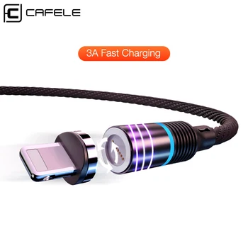 CAFELE Magnetni USB Kabel Za iPhone 14 Pro Max 13 12 11 Xs Max Xr 8 7 3A Polnilnih Kablov za Strele Magneta Kabel Polnilnika