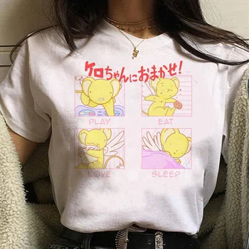 Cardcaptor Sakura vrh ženske oblikovalec smešno t shirt dekle letu 2000 smešno oblačila