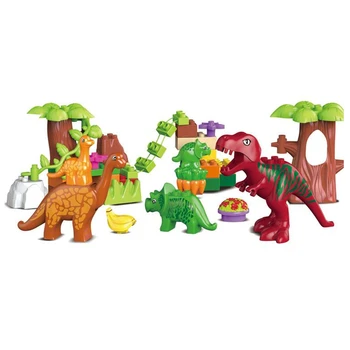 Dino Dolini Gradniki Določa Dinozaver Živalski Svet Model Igrače Opeke Montessori Konstruktor Združljiv Božično Darilo