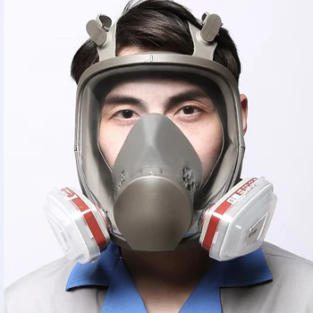 Formaldehid Protection Anti-Fog Poln Obraz Respirator Plinsko Masko S Filtrom Industrijsko Barvanje Brizganje Respirator Varnost Dela