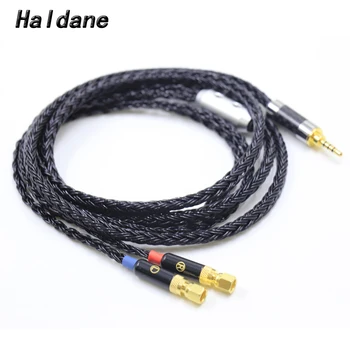 Haldane Svetlo-Black 16 jedro Slušalke Zamenjajte Nadgradnjo Kabel za Hifiman HE6 HE5 HE400 HE500 HE600 HE300 (Vijak) Slušalke