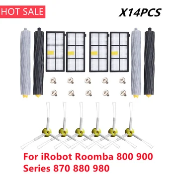Hepa filter strani krtačo komplet za iRobot Roomba 800 Serije 900 870 880 980 sesalnik robot Deli Glavne roll Krtačo