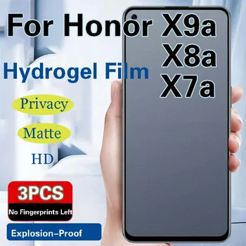 HonorX9a Zasebnosti Screen Protector Za Čast X8a X8 Mat Hydrogel Film Čast X9 X7a X7 Zaščitna Polno Zajetje Mehko HD, Blu-ray
