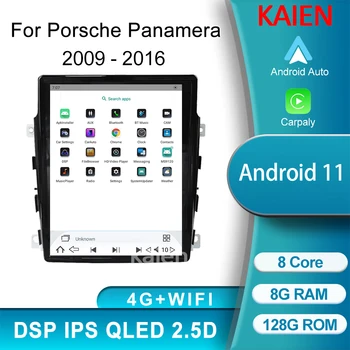 KAIEN avtoradia Za Porsche Panamera 2009-2016 Android 11 Auto Navigacija GPS DVD Multimedijski Predvajalnik Videa Predvajalnik Carplay WIFI 4G