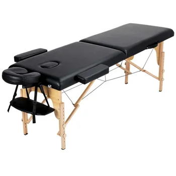 lesene zložljive masaža posteljo in prenosni lepoto, masaža tabela