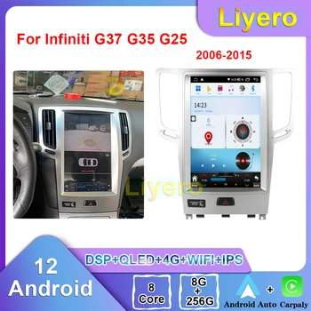 Liyero avtoradia Za Infiniti G37 G35 G25 2006-2015 Avto Auto Play Android, GPS Navigacija DVD Multimedijski Predvajalnik Videa Predvajalnik 4G