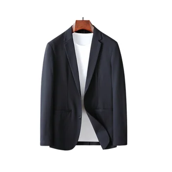 M-majhna obleko moški suknjič Poroko formalno obleko high-end design občutek black priložnostne ohlapno obleko