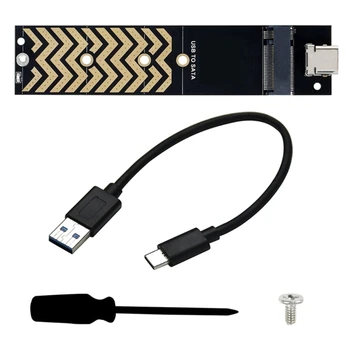 M68F M2-NGFF SSD USB 3.2 TypeC Adapter .2 SSD Ohišje Pretvornika za .2 M-Ključ