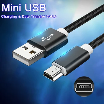 Mini USB Na USB za Hiter Prenos Podatkov Kabel za Polnjenje MP3 MP4 Player, Avto DVR GPS, Digitalni Fotoaparat, HDD Polnilec Mini USB Kabel