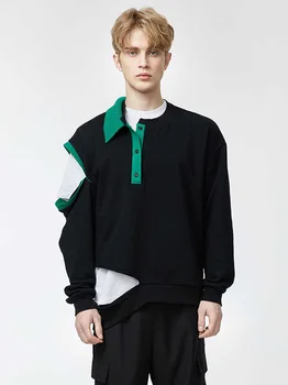 Moda za Moške B02309 Hoodies & Sweatshirts 2023 vzletno-pristajalne Steze Luksuzni znana blagovna Znamka Evropske Design stranka slog Oblačil