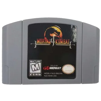 Mortal Kombat 4 N64 Igra Kartice Serija Je Primerna za N64 Različico, Ameriški angleški Različici in Japonska Animacija Igrač Darilo.