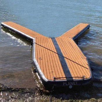 Napihljivi Plavajoče Komercialne Razred PVC Ribolov Platforma Jet Ski Čoln Dock Pomol