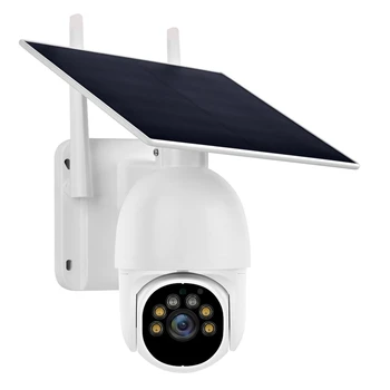 Nizka poraba Sončne Kamere PTZ Night Vision dvosmerni Audio solarnimi Prostem Spremljanje Sončne Energije IP Kamere