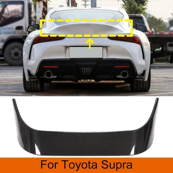 Ogljikovih Vlaken Avto Zadnji Spojler Krilo Prtljažnik za Ustnice za Toyota Supra 2019 - 2021 Zadaj Prtljažnik Spojler Boot Krilo Pokrov