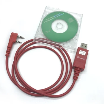 Original WOUXUN Walkie Talkie Programiranje USB Kabel KG-UVD1P KG-UV6D KG-UV8D KG-UV899 KG-UV9D PLUS s CD s Programsko opremo Kabel