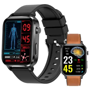 Pametno Gledati F100 Srčnega utripa, Spremljanje Zdravja Pametno gledati za 1,7 Palca Laser Terapija Temperatura Natančno izvajanje način Smart watch