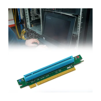 PCI - 16X Riser Card z 12V/3.3 V Pristojnosti LED za 1U /2U Strežnik M. 2 (NGFF) Tipka B+M, da Tipko M Adapter
