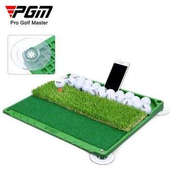 PGM Indoor Golf Ploščica s Tee Polje Golf Swing Trainer Okusa Mehke Gume Dno s Sesalno Pokal Pomoči za Usposabljanje DJD034