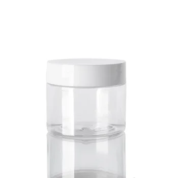Prazno 50 G Plastični PET Krema Jar Pot bonboniera Bela Jasno, Vžigalnike Kozmetični Posodo 47 Usta 50 ml Facial Cream Jar 50pcs