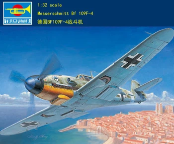 Prvi trobentač deloval 02292 1/32 Messerschmitt Bf 109F-4