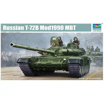 Prvi trobentač deloval 05564 1/35 ruski T-72BM Mod.1990 - Lestvica Model Komplet