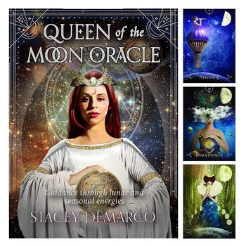 Queen of The Moon Tarot Igre Igrače Oracle Vedeževanje Prerok Prerokba Card Poker Darilo Napoved Oracle