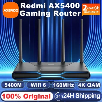 Redmi-združljiv AX5400 Usmerjevalnik 5400Mbps WiFi6 5G 512MB Qualcomm PROCESOR Očesa Repetitorja Zunanjega Signala Omrežja Ojačevalnik Pametni Dom