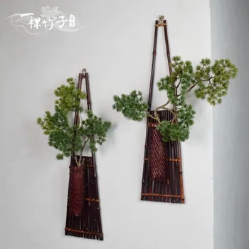 Retro Novi Kitajski Stil Dekoracijo Sten Hodnik Ozadju Stenske Dekoracije Obesek Steni Visi Cvet Naprave Zen Bambusa Cvet