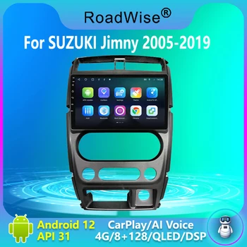 Roadwise 2 DIN Android Avto Radio Večpredstavnostna Carplay Za Suzuki Jimny 3 2005 - 2019 4G Wifi GPS DVD Navi DSP BT Autoradio Stereo