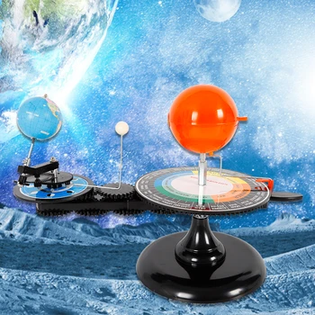 Solarni Sistem Model Otroci Sonce, Zemlja, Luna Orbitalni Planetarij Model Izobraževalne Igrače za Otroke, Izobraževalne Domače pisarne Dekor