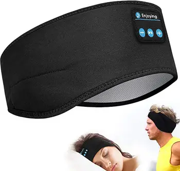 Spalna Bluetooth Slušalke Športne Glavo Tanka, Mehka, Elastična Udobno Brezžični Glasbeni Slušalke Oči Masko Slušalke Nova