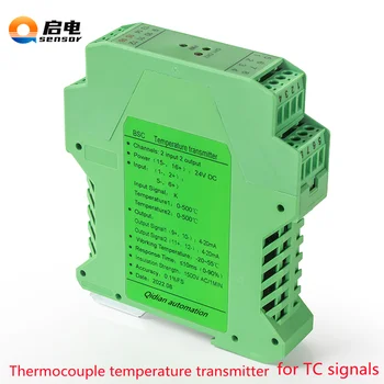 TC Signalov K J I tip Termočlen Temperatura Oddajnik S 4-20 ma 0-10V output Senzor Temperature Pretvornik