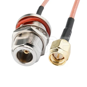 Tovarno prodajo RF Koaksialni kabel N, da SMA konektor N ženski SMA moški Vtič RG316 Podaljšek kabla 15 cm brezplačno shipp