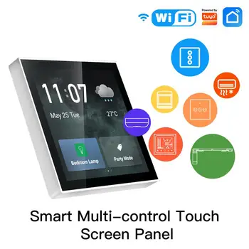 Tuya Smart T6E Multi-funkcijski Zaslon na Dotik Nadzorna Plošča, 4 cm Centralni Nadzor za Inteligentne Scene Smart Tuya Naprav