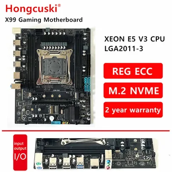 X99 NVME M. 2 D3 Motherboard LGA 2011-3 DDR3 32 G ECC-NON-ECC Memory Štirimi Kanali Intel Xeon E5 2680 Razdaljo 2670 V3 V4 SATA3 Procesor