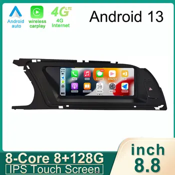 Z 8,8-Palčni Android 13 Zaslon Na Dotik Za Audi A5 B8 2009-2016 Avto Opremo Auto Carplay Spremlja Multimedia Audio Predvajalnik Radio
