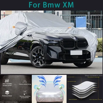 Za BMW XM 210T Nepremočljiva Polno Avto Zajema Prostem Sun uv zaščito Prah, Dež, Sneg Zaščitna Auto Zaščitni pokrov